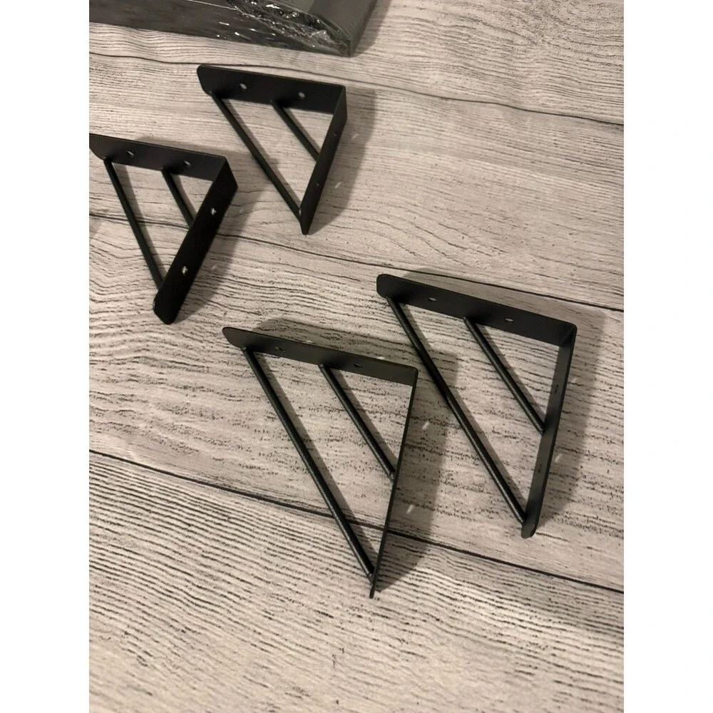 Floating Shelves 3 Pack, Black Different SzWall Mounted Wall Shelves Home Decor